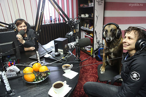 Юлия Чичерина и Рэкс - интервью на радио.